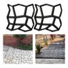 Plastic Concrete Mould, Garden Pavement Maker Paving Mold, DIY Tool