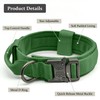 Tactical Dog Collar, Adjustable Military Training Nylon Dog Collar with