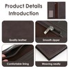 Men Leather Wallet, RFID Blocking Fold Mens Cardholder Wallet Slim