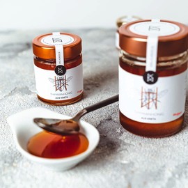 Deligreece Natural Pure Thyme Honey from Crete Region Lasithi 180 g