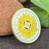 Sunflower 18 Year NA Medallion NA AA Sobriety Coin with