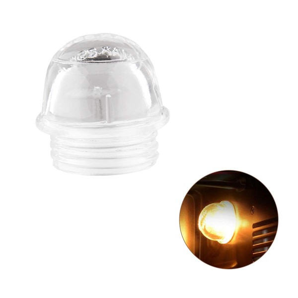 FanciBuy Oven Light Bulb Glass Cover, Thread Diameter 33mm x Height 40mm, Suitable for Bosch, Baumatic, Smeg, Belling, Cannon, Caple, Cuisina, Creda, Homark, Hotpoint, Indesit, Siemens and More