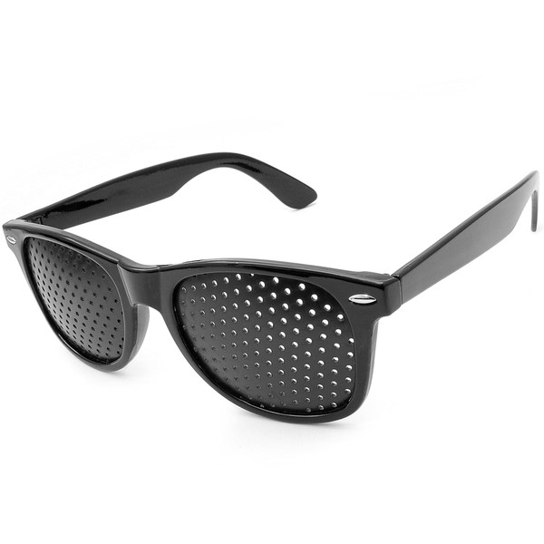 Ganzoo Pinhole Glasses/Grid Glasses for Eye Training for Relaxation, with
