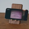 Smartphone Stand, Wooden, Compact Size, Convenient to Carry (Simple Specification)