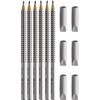 Faber-Castell Grip 2001 Pencil in 6 Pack HB Hardness Case
