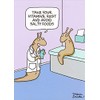 Oatmeal Studios Avoid Salty Foods Funny/Humorous Get Well Card