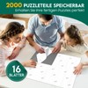 Nariolar Ultra Adhesion Puzzle Glue Sheets; 16 Jigsaw Puzzle Saver