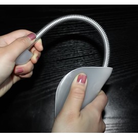 QUUPY 2 Pairs Adjustable Length Plastic Shoe Tree Shoe Stretcher Shoes Shaper with Tension Spring Coil Keep Shoes in Good Shape (Men Size)