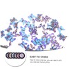 BIUDECO Butterfly Charms Nail Stickers 6 Boxes of Paper Nail