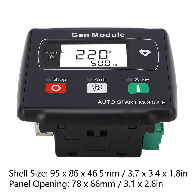 Generator Auto Controller LCD Display Genset Control Module Panel for