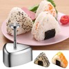 MIZOXY Onigiri Mold - Stainless Steel Rice Ball Maker -