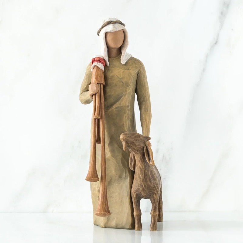 Willow Tree Zampognaro Shepherd with Bagpipe Nativity 27183