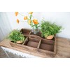 Flat Wood Decorative Storage Caddy
