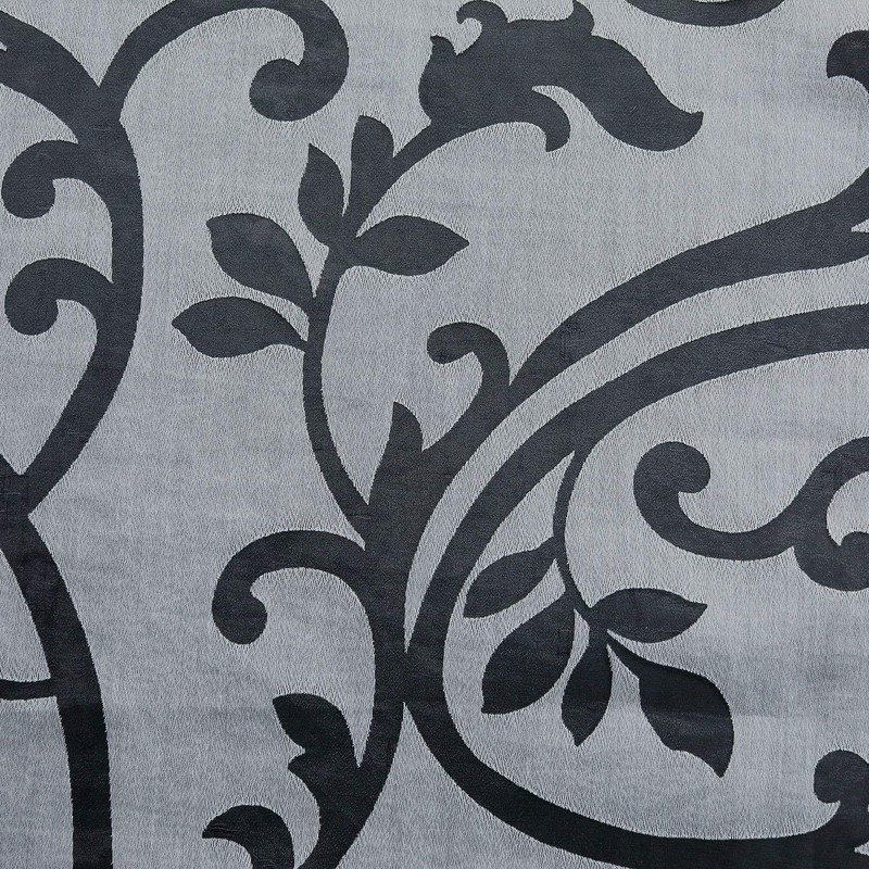 SCHOAL Roman Blind No Drilling Required Burnout Curtains Transparent Eyelet