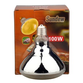 Sundew Mercury Vapor UVB Reptile Bulb, PAR38 120V E26 – Clear Glass High-UVB Output (80, Watts)
