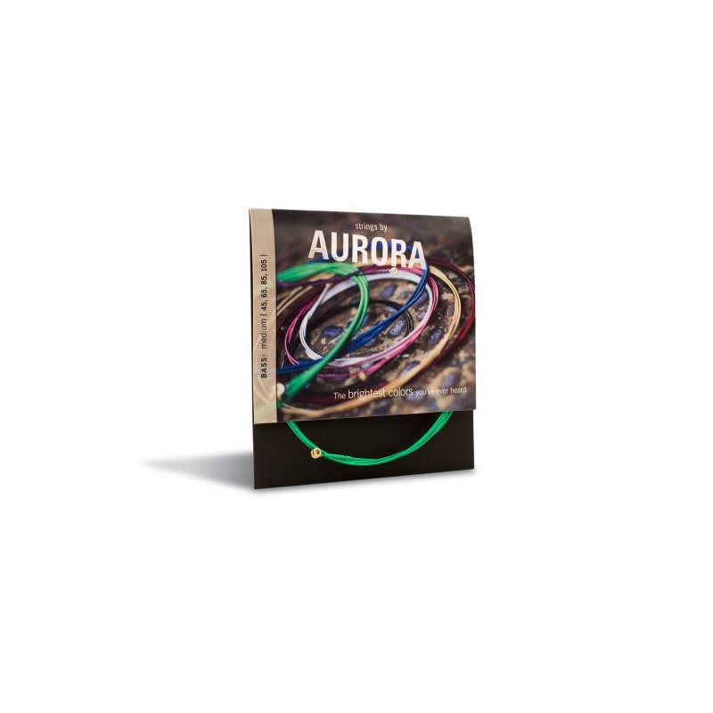 Aurora Bass Strings 4 Gauge Green