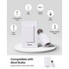 Zoiinet 500W Remote Control Light Bulb Socket, Wireless Light Switch