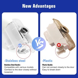 No Fade Car Door Lights Logo Projector - Clear LED Welcome Lights Projector Car Accessories Compatible with G/M/Q/FX/EX/QX Series - 4pcs