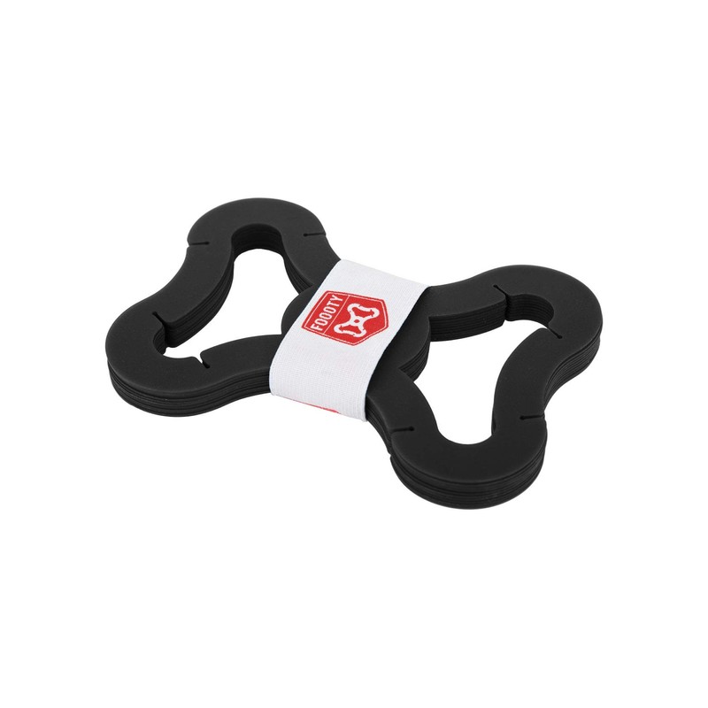 FOOOTY Foldable Ball Black