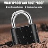 Diyife Heavy Duty Combination Padlocks Outdoor, [Weatherproof] 51.5mm Large 4