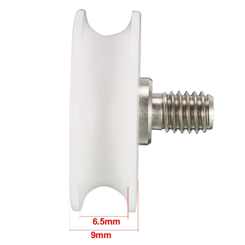 sourcing map Bearing Roll with Threaded Rod 29 x 9