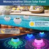 Pool Chlorine Tablet Floater with Solar Colorful Projection Lights, HAARAY