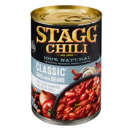 Stagg Classic Chili with Beans 15oz Can (Pack of 12) Spicy Slow Simmered Two Bean Chli