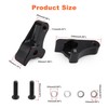 2 Inch Lowering Blocks Kit Fits 2002-2023 HarleyTouring Models/Road Glide/Street