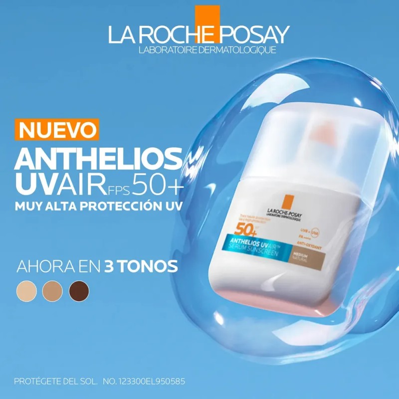 La Roche-Posay Anthelios UV AIR Protector Solar FPS 50+ Tono