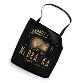 SANDHILLS REGION BADGER NEBRASKA WILDLIFE Tote Bag