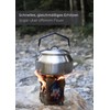 LAMBDA COFFEE® Kettle 1 Litre Stainless Steel | For Camping