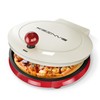 KEINVE 1000W Pizza Maker, 2-in-1 Indoor Griddle and Pizza Cooker,