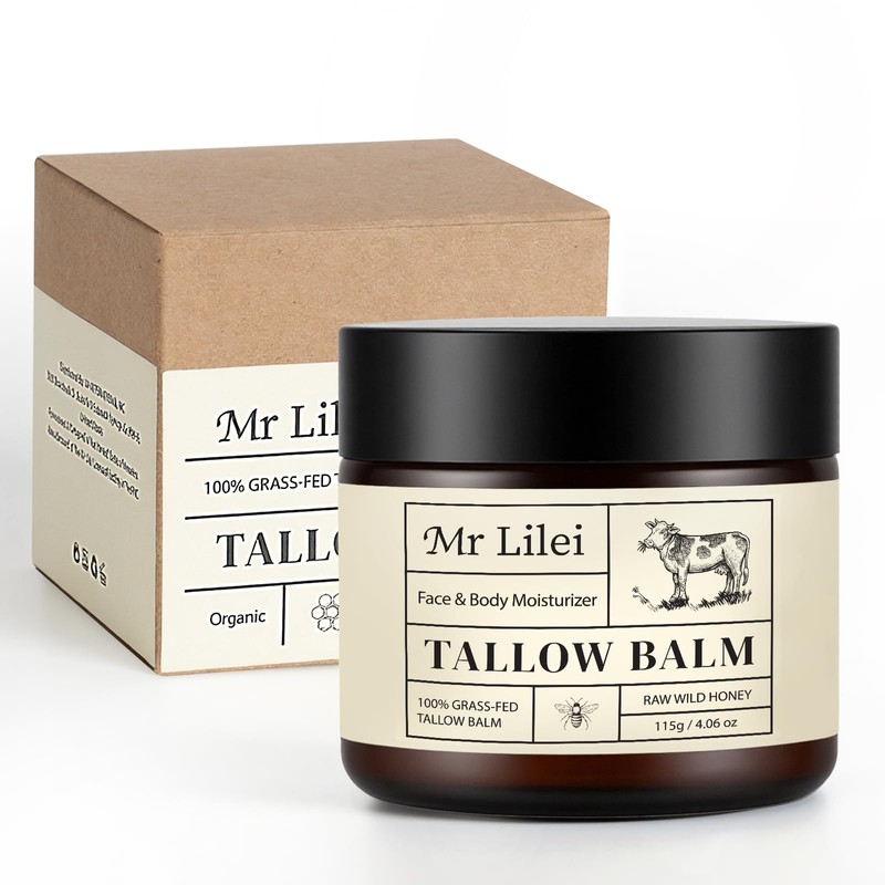 Beef Tallow for Skin, Beef Tallow and Honey Balm, Face