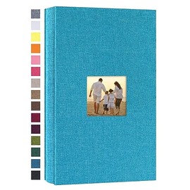 Finksy Small Photo Album 4x6 300 Photos Linen Cover Picture Photo Book for Family Wedding Anniversary Baby Vacation