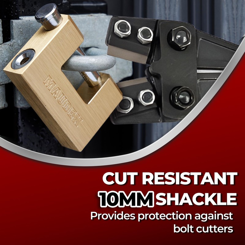 Maudex® MBX/70 Solid Brass Heavy Duty Lock for Outdoor Use