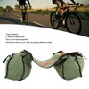 Bicycle Bike Rear Seat Carrier Bag Canvas Cycling Double Bags