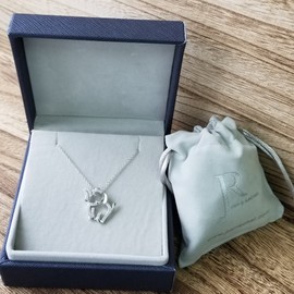 Platinum Plated 925 Sterling Silver Round CZ Cute Hollow Elephant Pendant Necklace