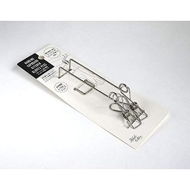 Kitchen Gloves Pinch for Hanging Cabinets, Stainless Steel, Load Capacity 5.3 oz (150 g)