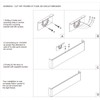 Ralbay Modern Black Bathroom Vanity Light 32.6inch Vanity Light for