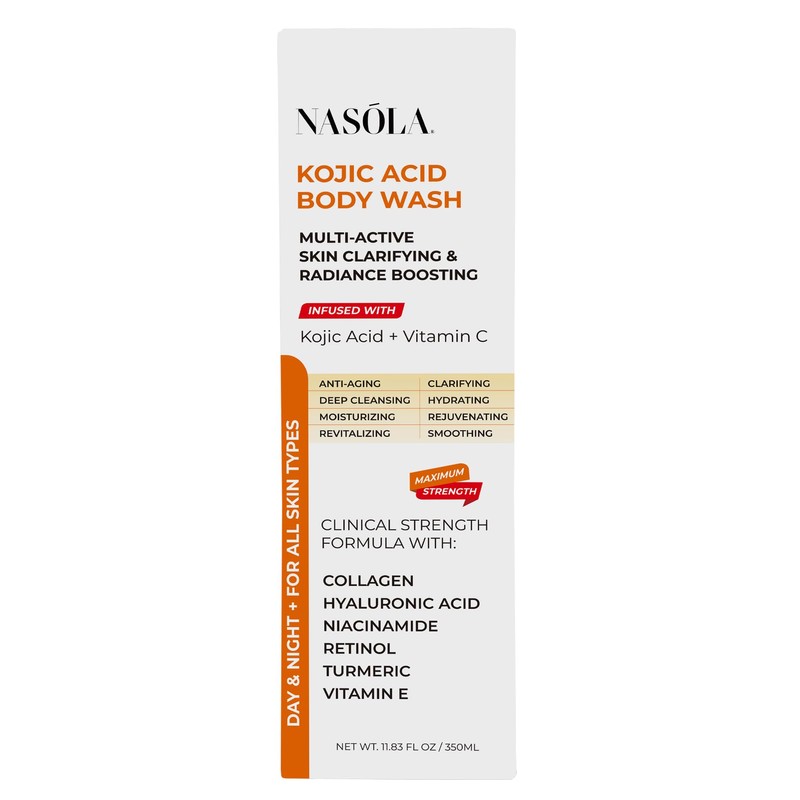 Nasola Kojic Acid Body Wash – Turmeric & Vitamin C