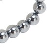 14mm Terahertz Stone Bracelet Promote Circulation Round Beads Chian Bracelet