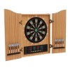 Take Aim Electronic Dart Machine Dart Board Cabinet Set For