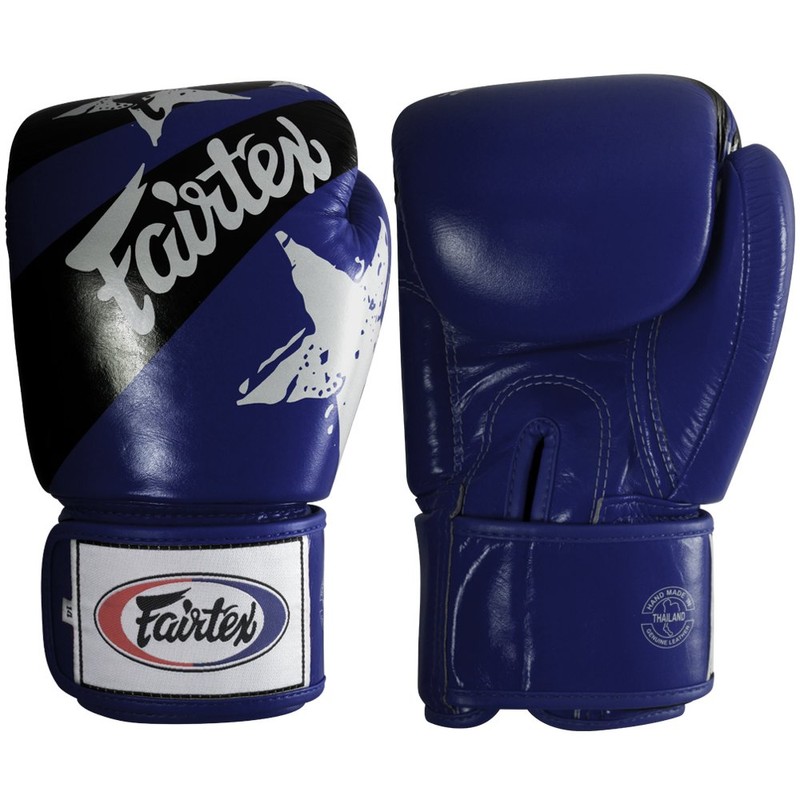Fairtex Muay Thai Style Training Sparring Gloves, 16 oz, Red