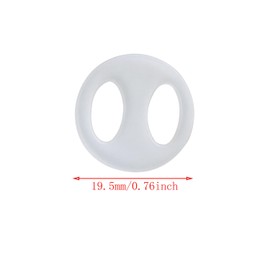 DGBRSM 10PCS Knitted Hat Making Fastener Tool Hat Pom Pom Holder Acrylic Hollow Pom Removable Button for Hat Pom Pom Ball Fixing