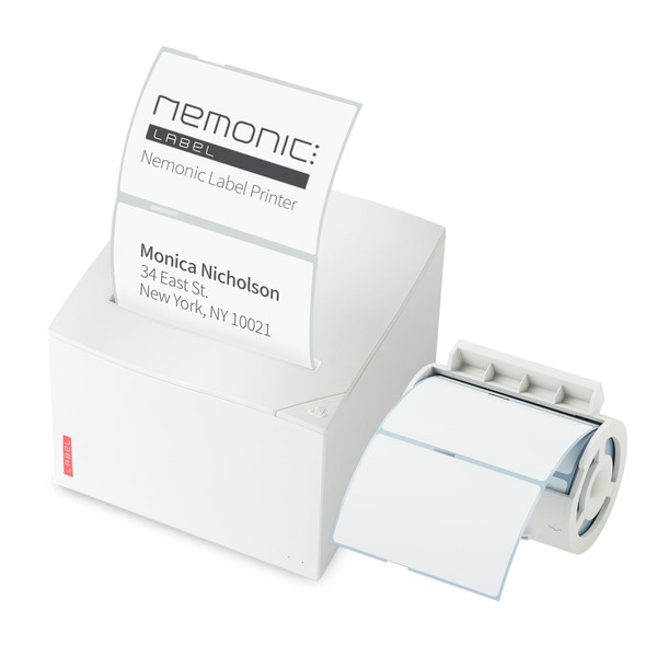 MANGOSLAB nemonic Label - Label Printer & Sticky Notes Printer | Thermal Label Printer | Label Maker | Sticker Printer | Bluetooth Label Printer | iOS & Android & MS Office