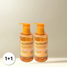 Illyyoon [1+1] Illiyoon Easy Wash All Over Sun Cleanser Face Remover 200ml 2pcs / [1+1] 일리윤 이지워시 올 오버 선 클렌저 페이스 리무버 200ml 2개