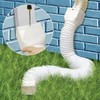2 Set Gutter Downspout Extension Flexible 21in to 58in Drainage