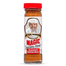 Chef Paul Blackened Redfish Magic Seasoning Blends | Cajun-Style Spices & Seasonings | Gluten-Free, No MSG, Bold Flavor | Perfect for Grilling, Cooking & BBQ | 2 oz Bottle (Pack of 1)