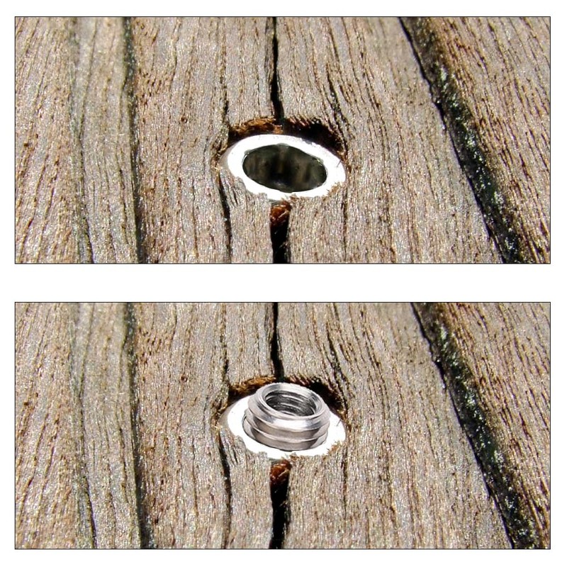 Thread Insert M12 to M8, Thread Adapter x 1.75 Male