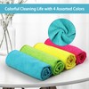 HOMEXCEL Microfiber Cleaning Cloth, 8 Pack Cleaning Rags, Cleaning Towels
